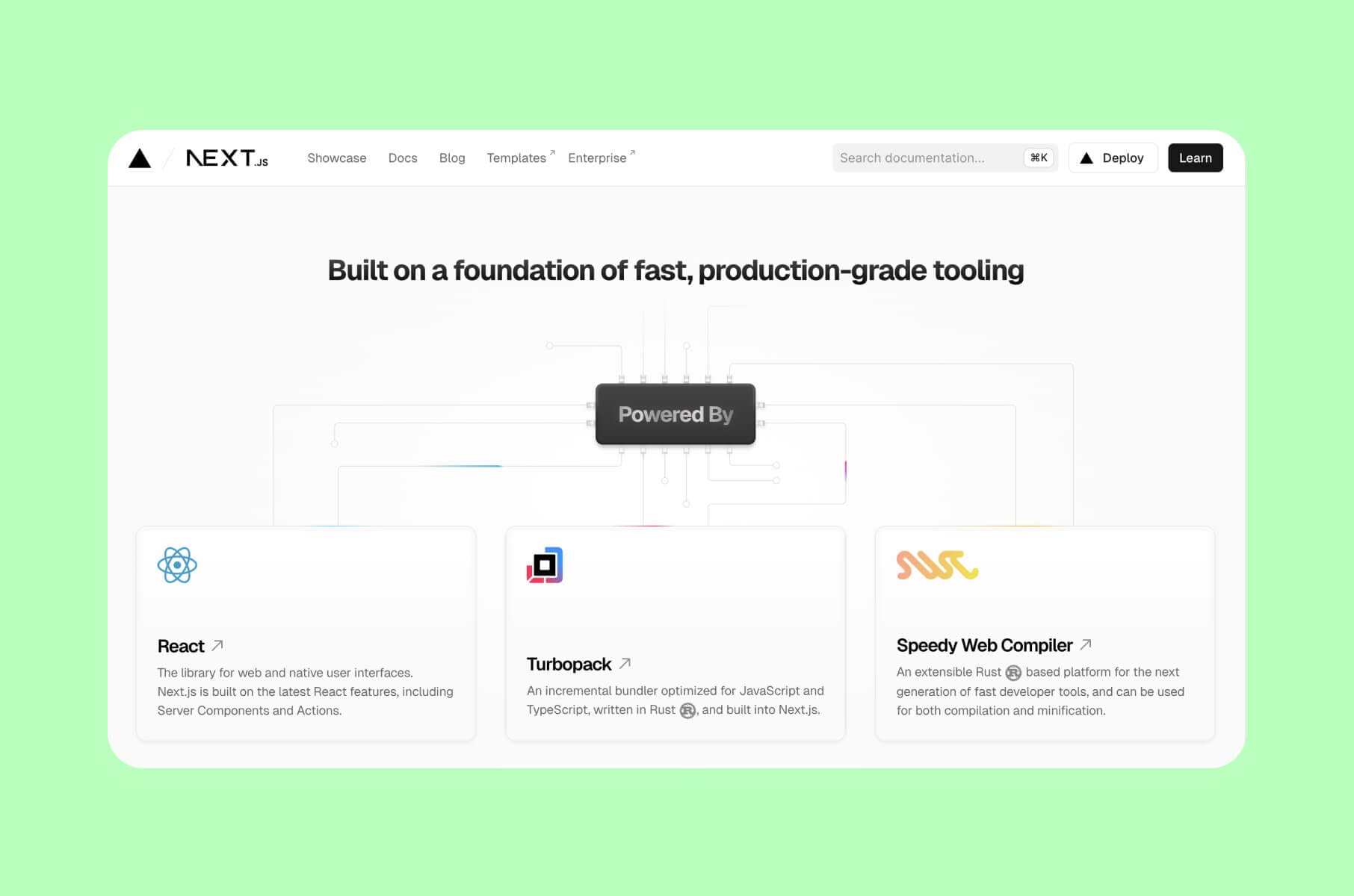 Next.js framework