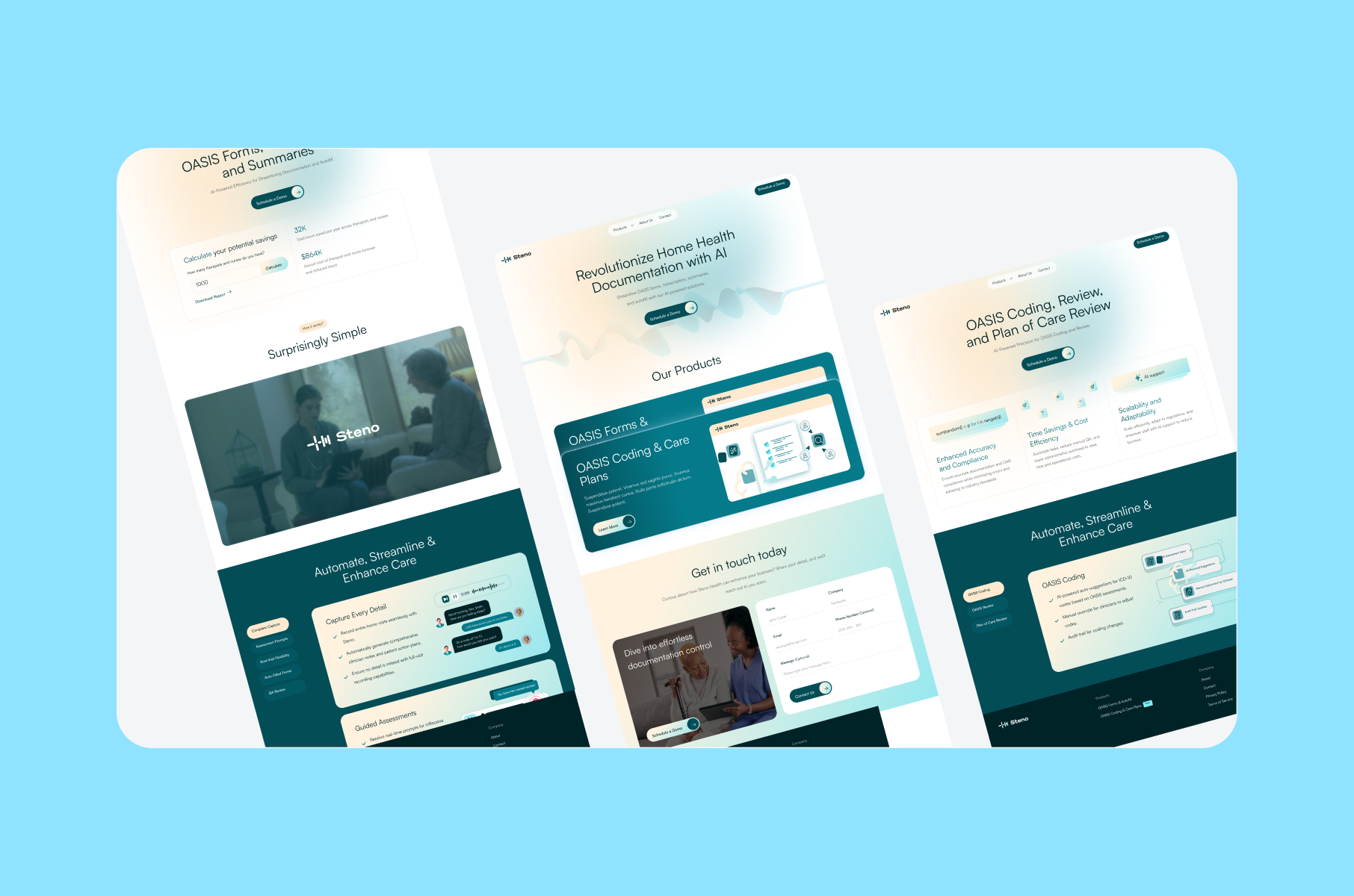 Branding design for StenoHealth