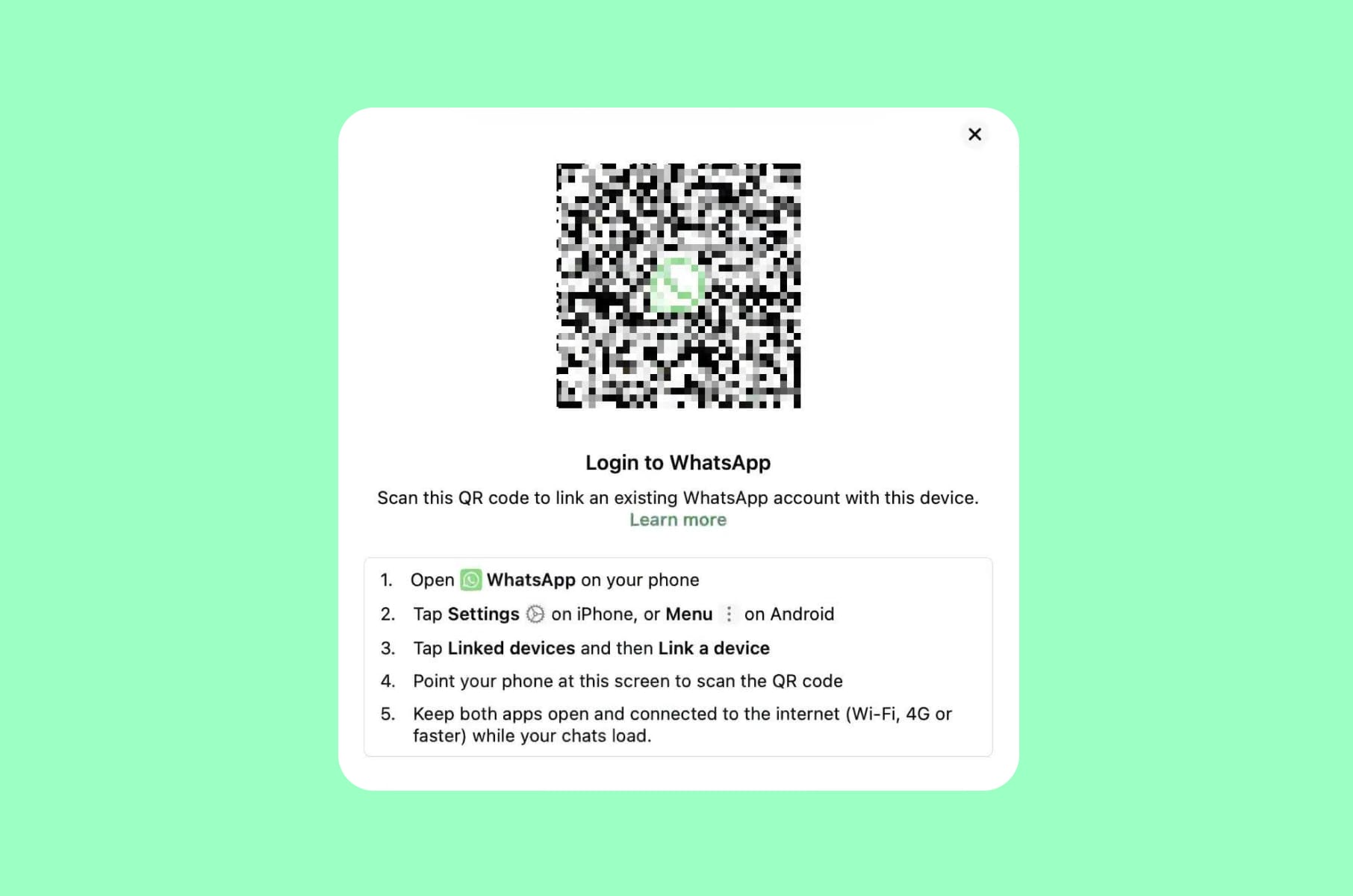 Bad UX: WhatsApp multi-device syncing