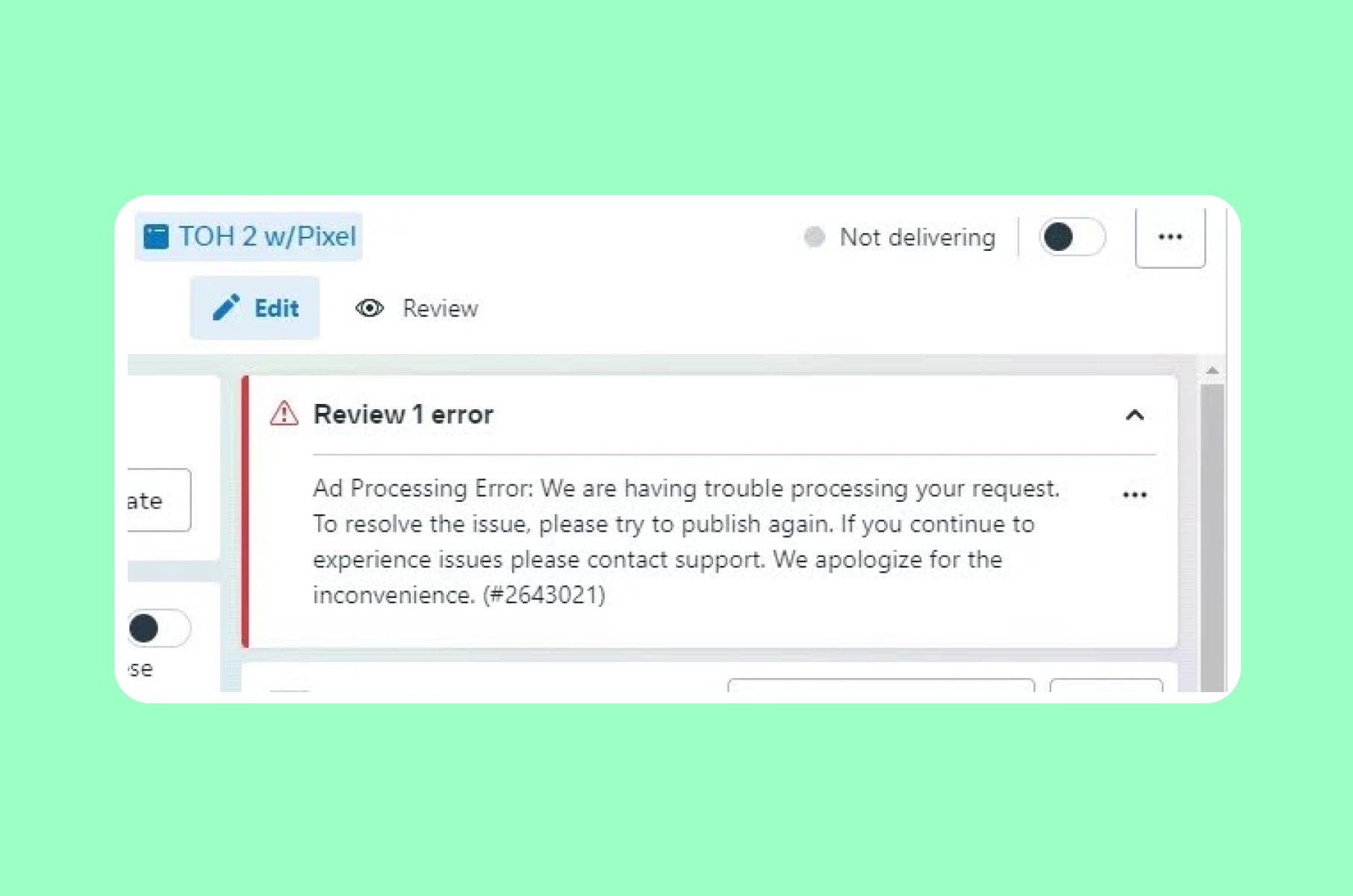 Bad UX: Meta Ads Manager