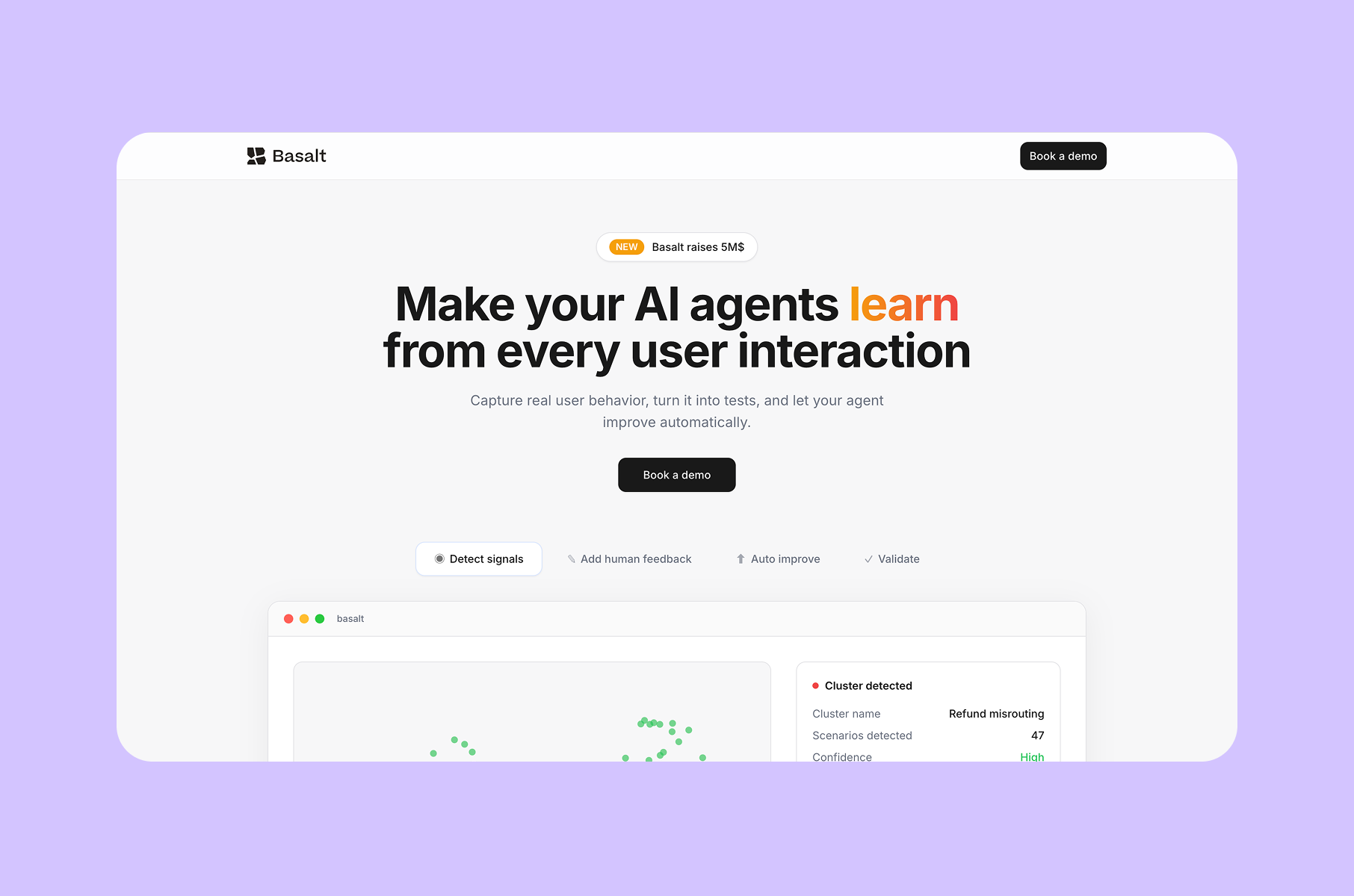 Best SaaS websites 2026: Basalt