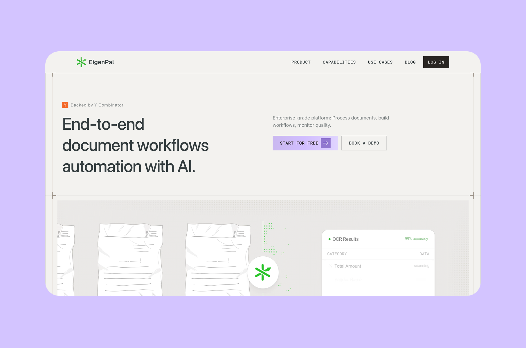 Best SaaS websites 2026: EigenPal