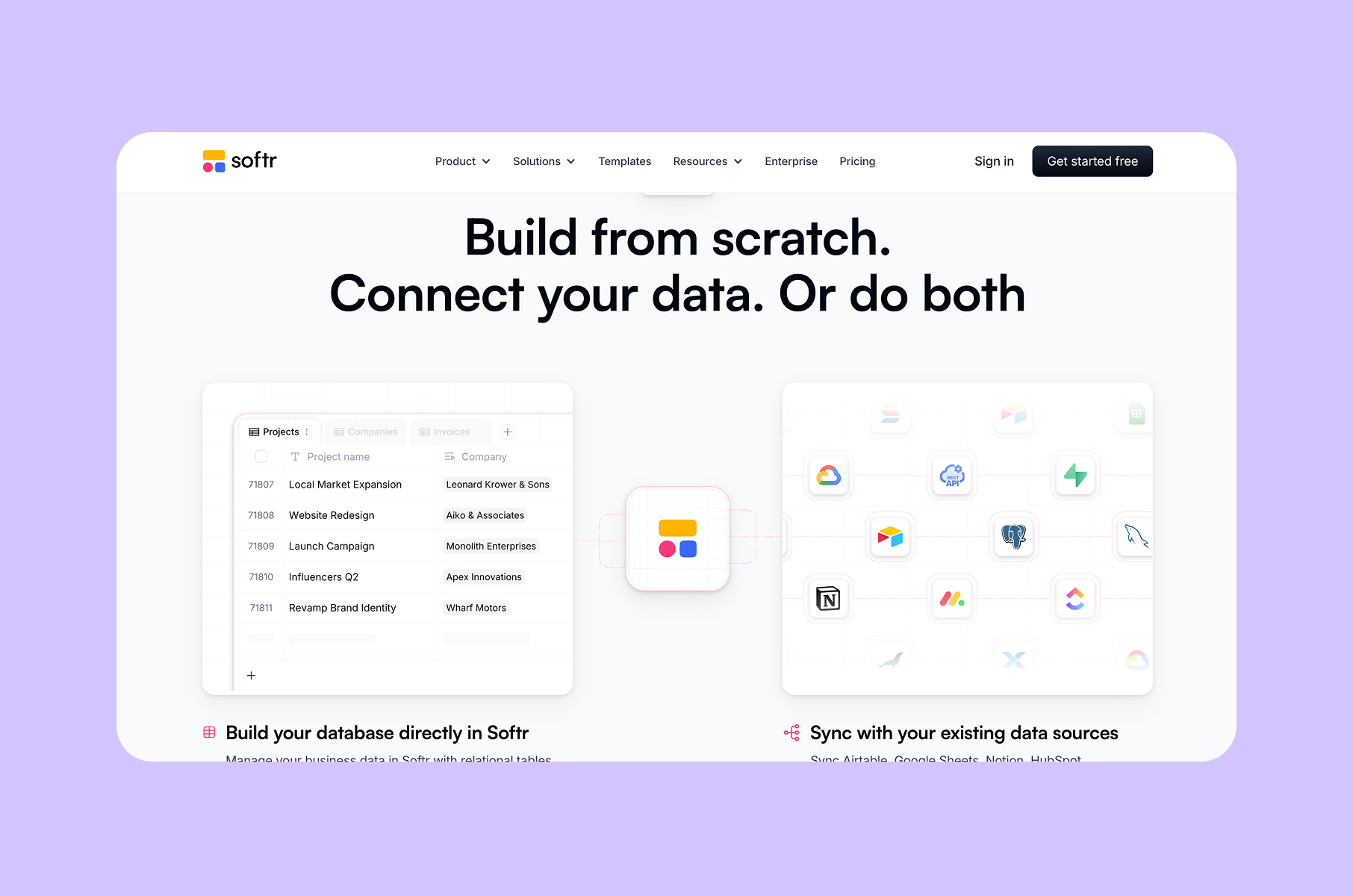 Best SaaS websites 2026: Softr