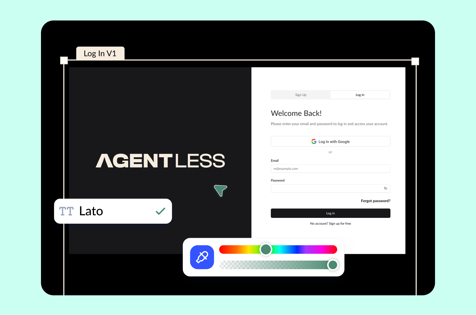 Agentless product branding