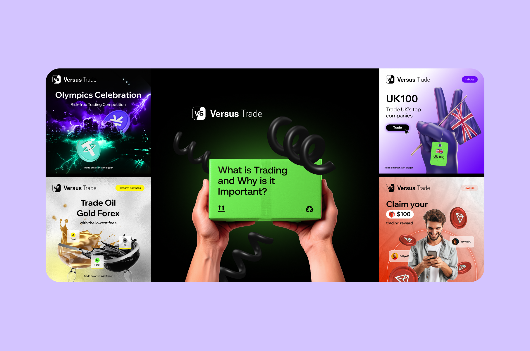 Versus Trade brand identity