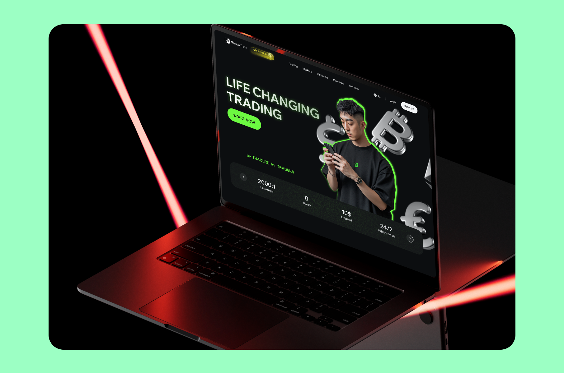 VersusTrade branding