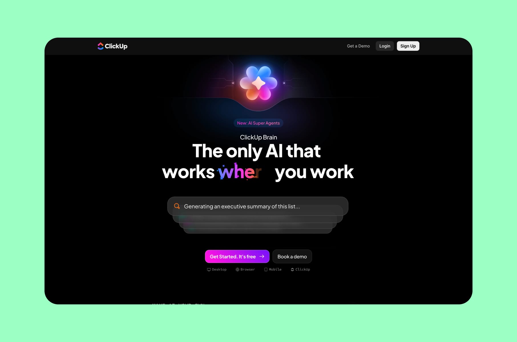 ClickUp Brain