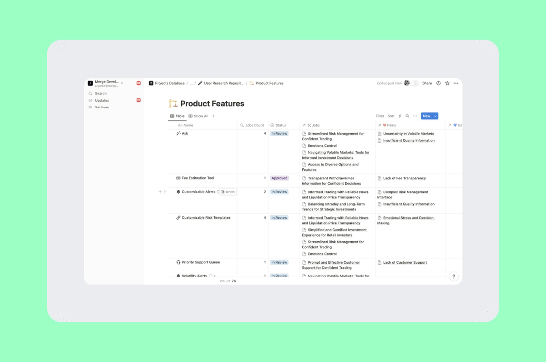 User research for a multi-asset trading platform