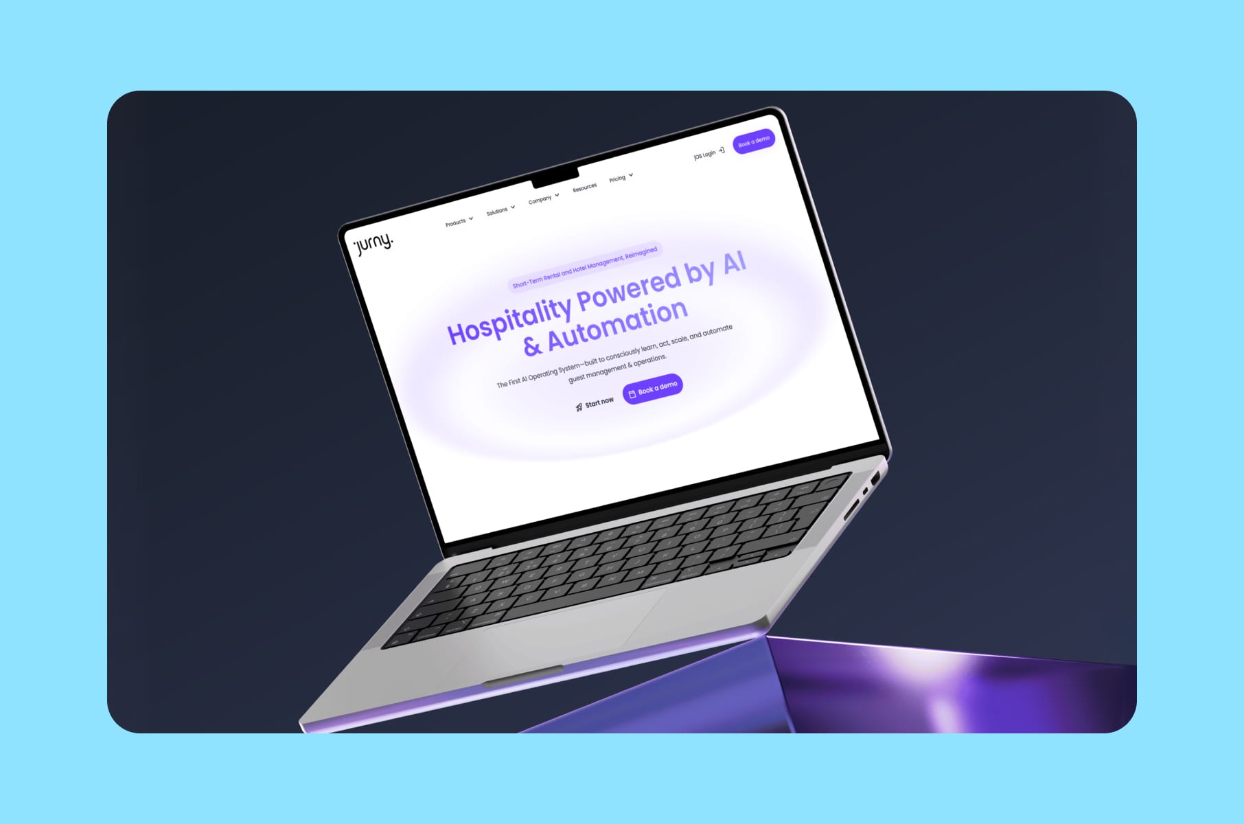 Jurny website redesign
