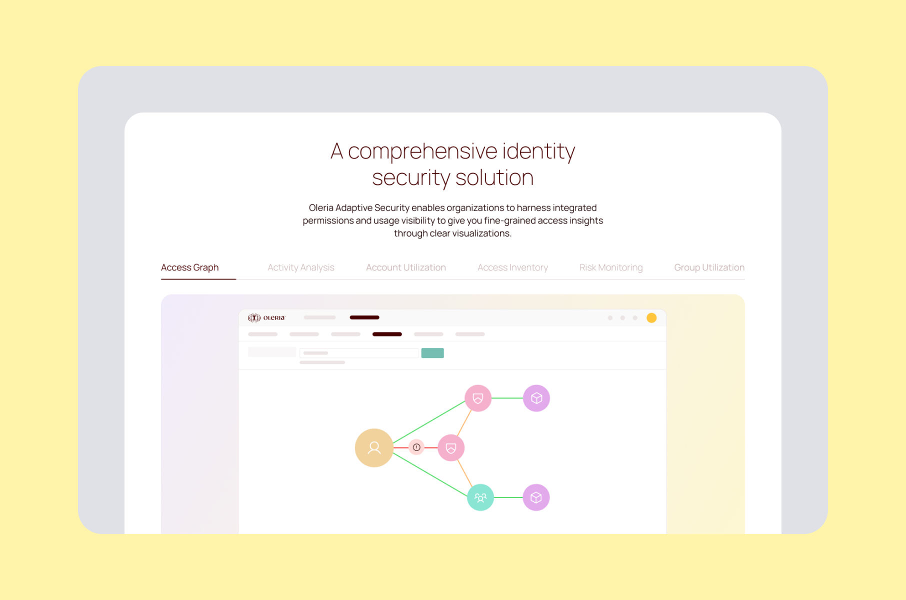 Oleria UI/UX design