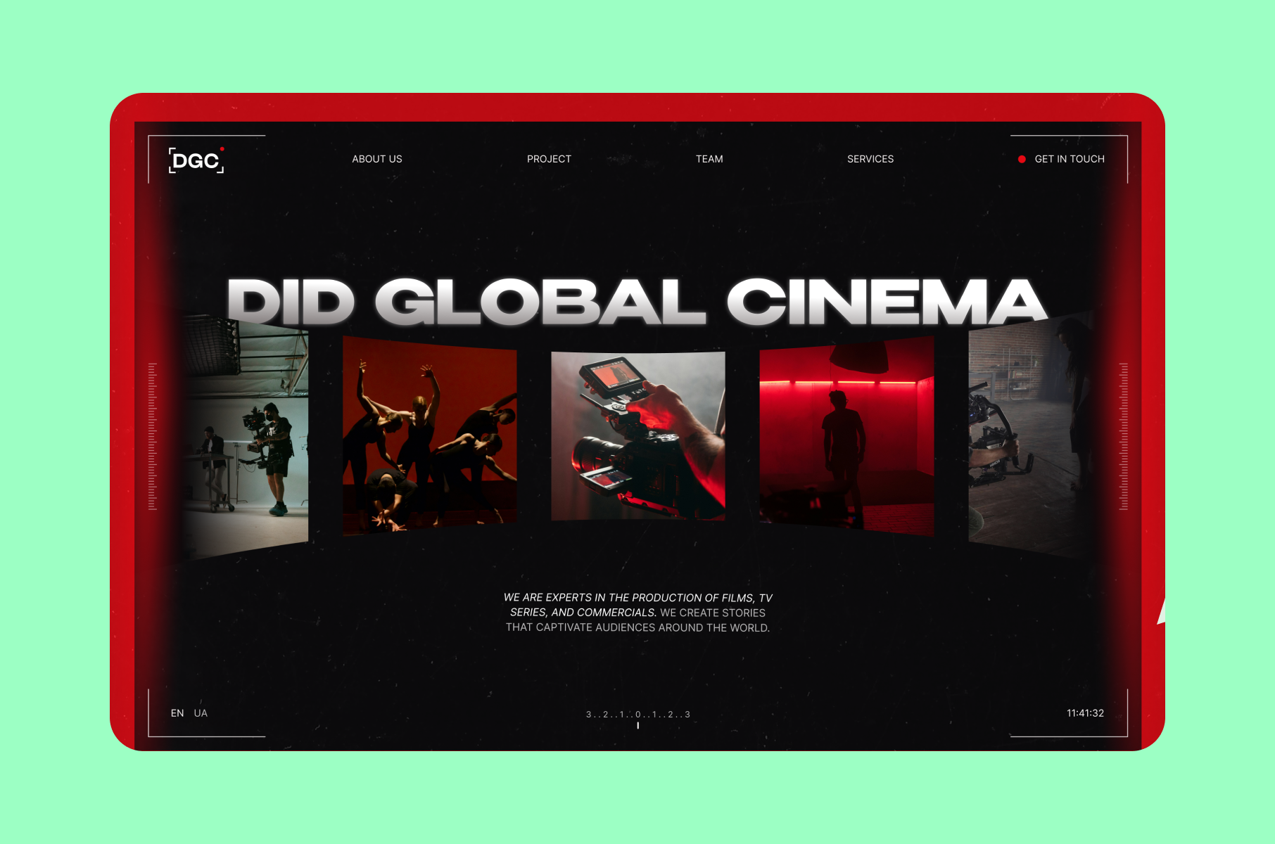 DGC Production web design