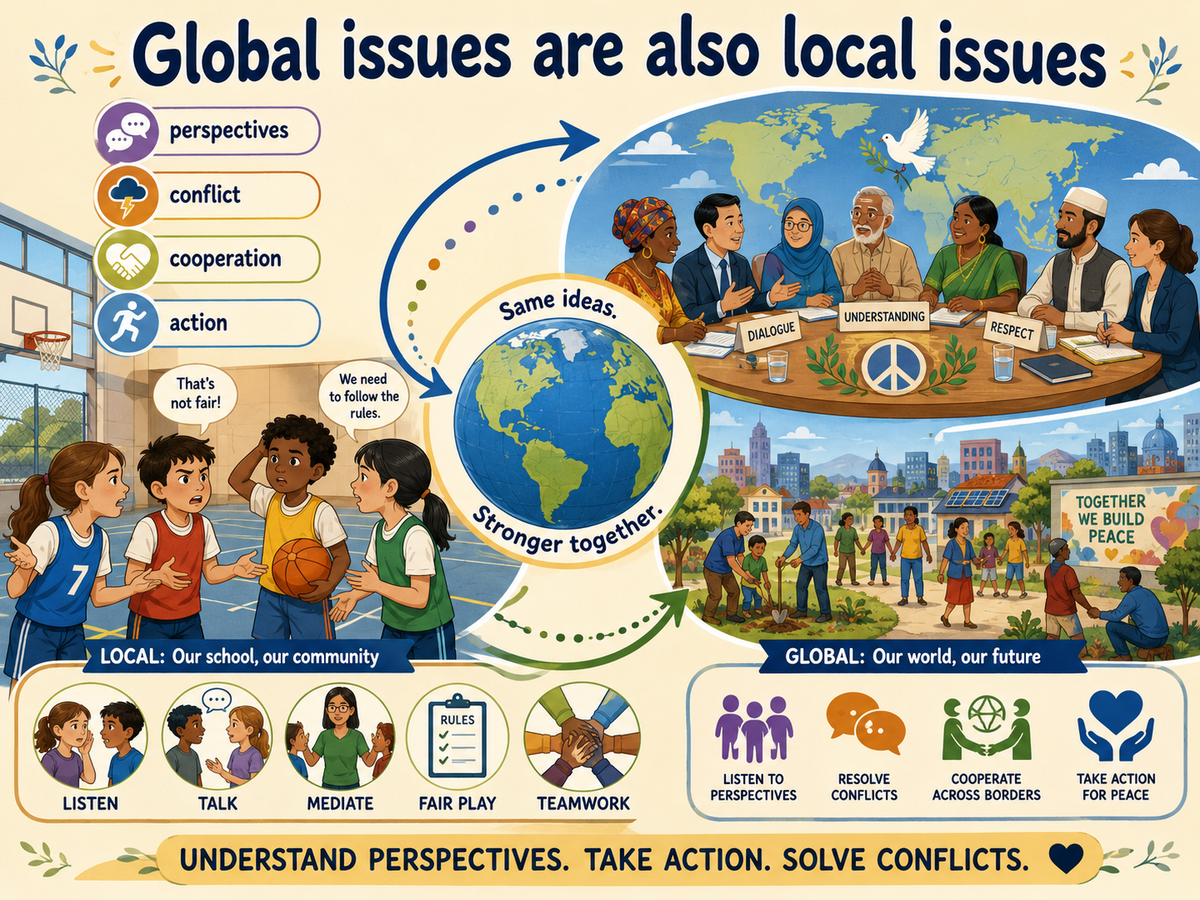 “Global issues are also local issues.” (OECD, Global competence framework)
