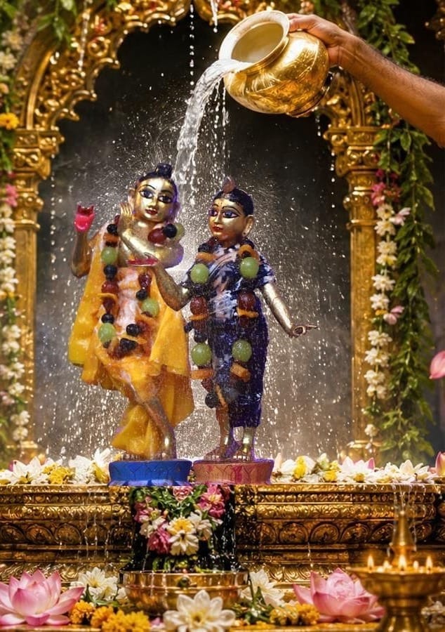 Sri Purusottama Masa Divya Abhishek 14th July 2026