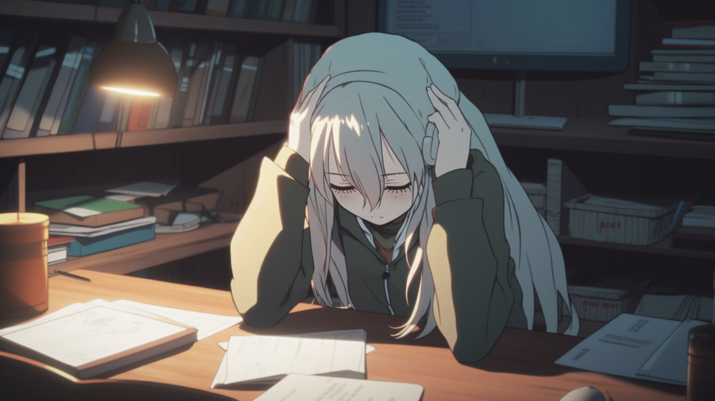 A girl studying LLMs
