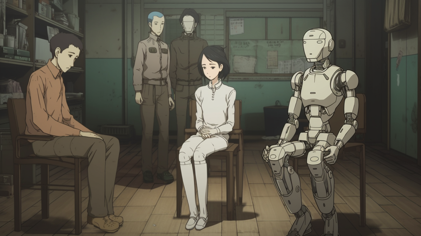 People being nervous around a humanoid robot