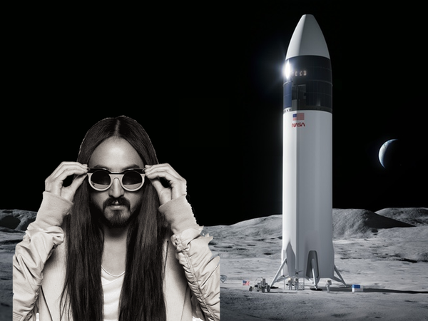 Steve Aoki Is Literally Going To The Moon