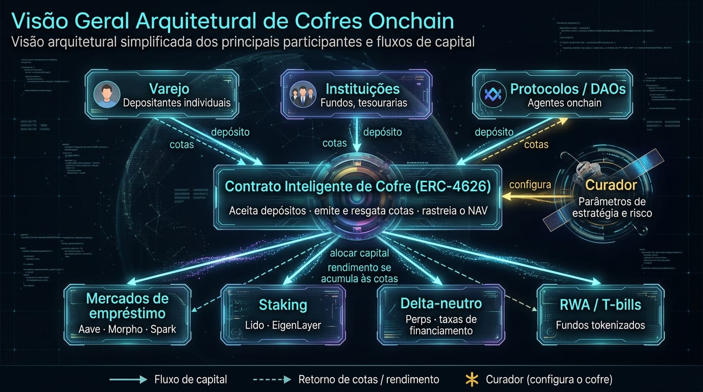 DeFi vault infraestrutura