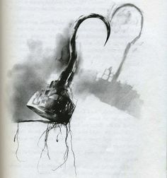 The original Stephen Gammell illustration from Scary Stories to Tell in the Dark. I can't believe they replaced this.