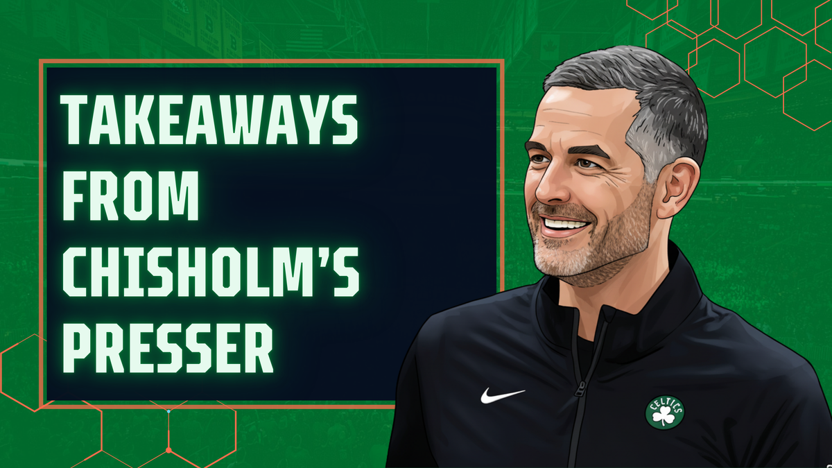 Takeaways from Bill Chisholm's Press Conference