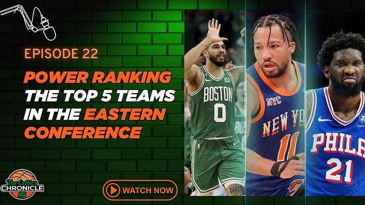 Power Ranking The Top 5 Eastern Conference Teams