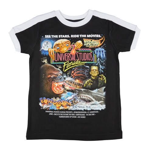 Universal Studios Retro Marquee Youth Ringer T-Shirt