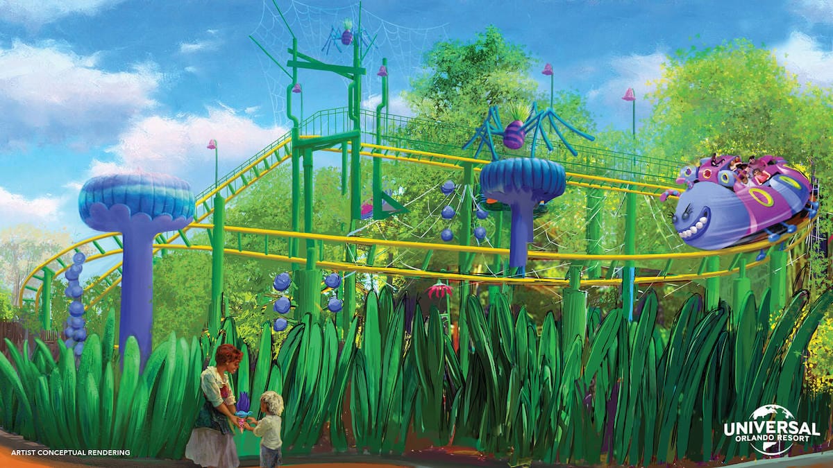 trolls trollercoaster at dreamworks land