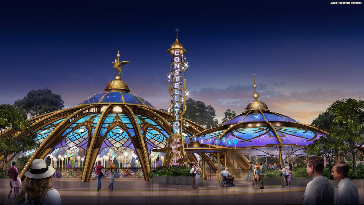constellation carousel at epic universe, universal