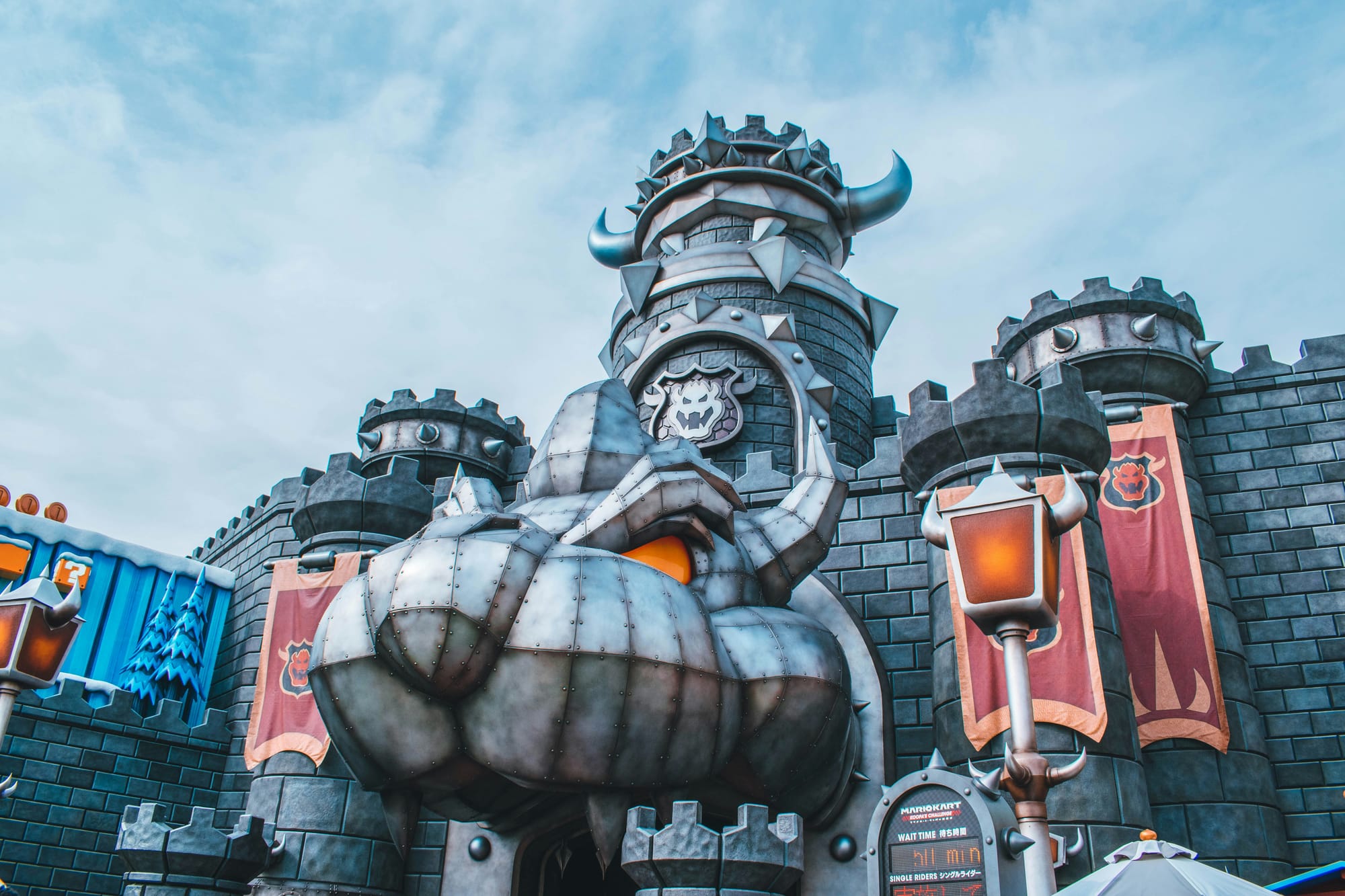 bowser's castle at super nintendo world japan