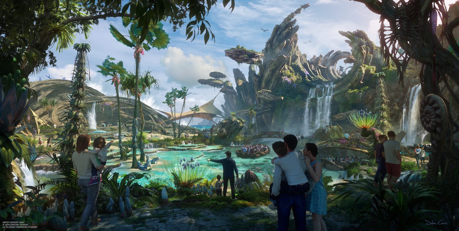 disneyland avatar experience concept art