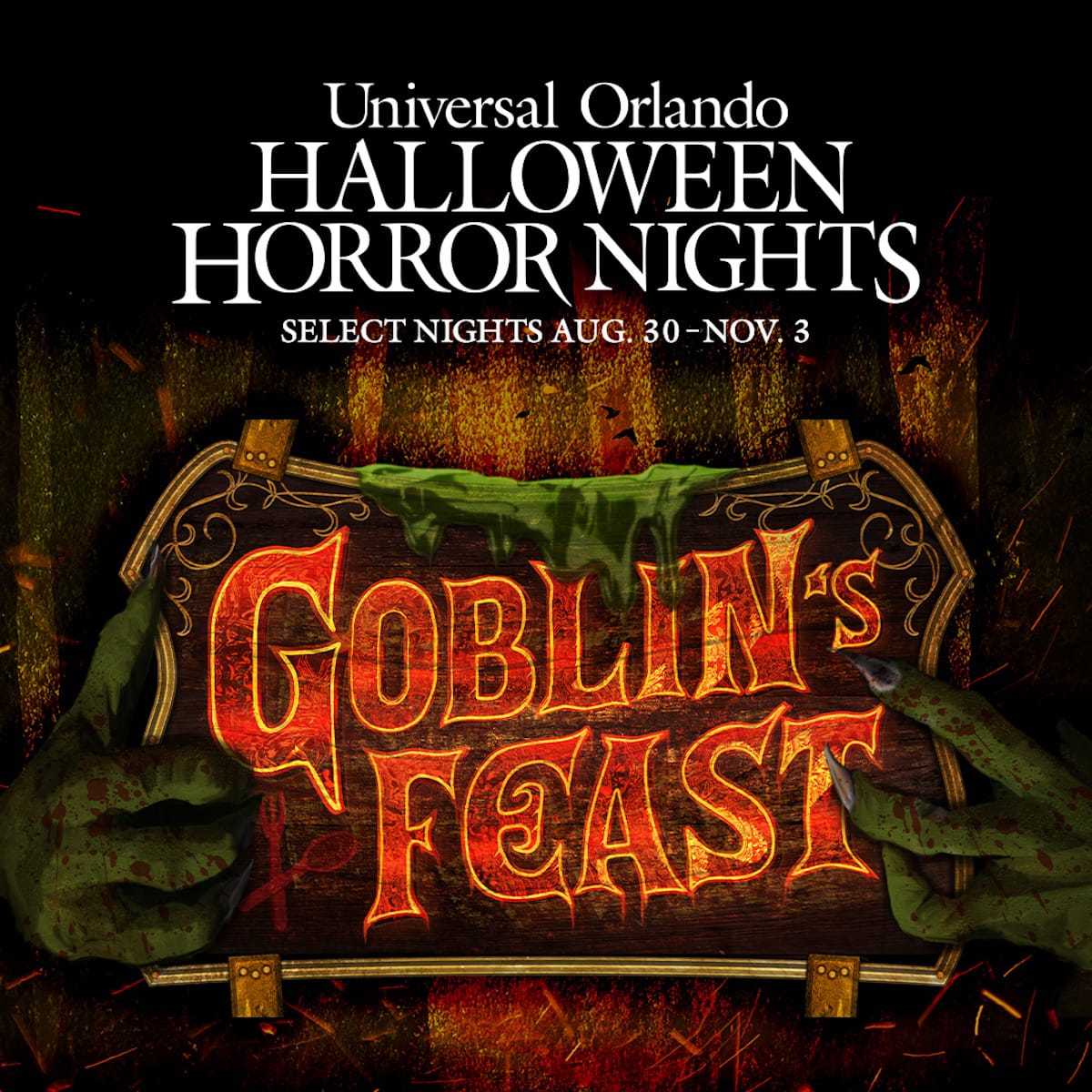 halloween horror nights 33, goblin's feast