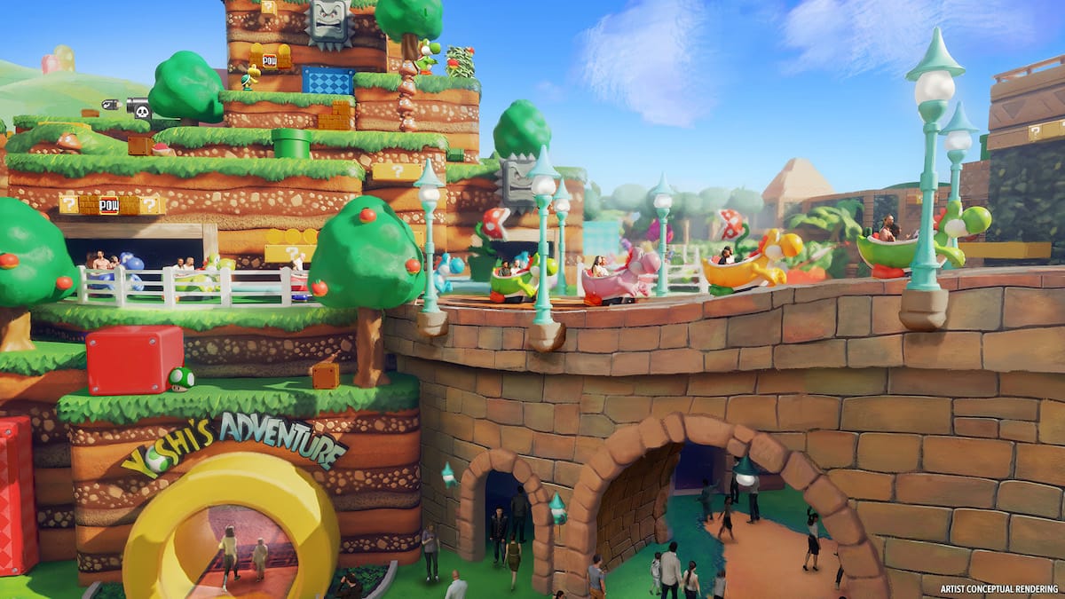 super nintendo world, yoshi's adventure