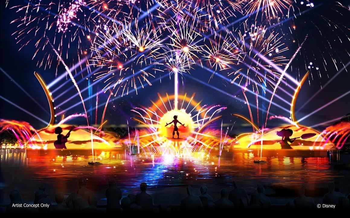 First Harmonious Firework Barge Arrives at EPCOT