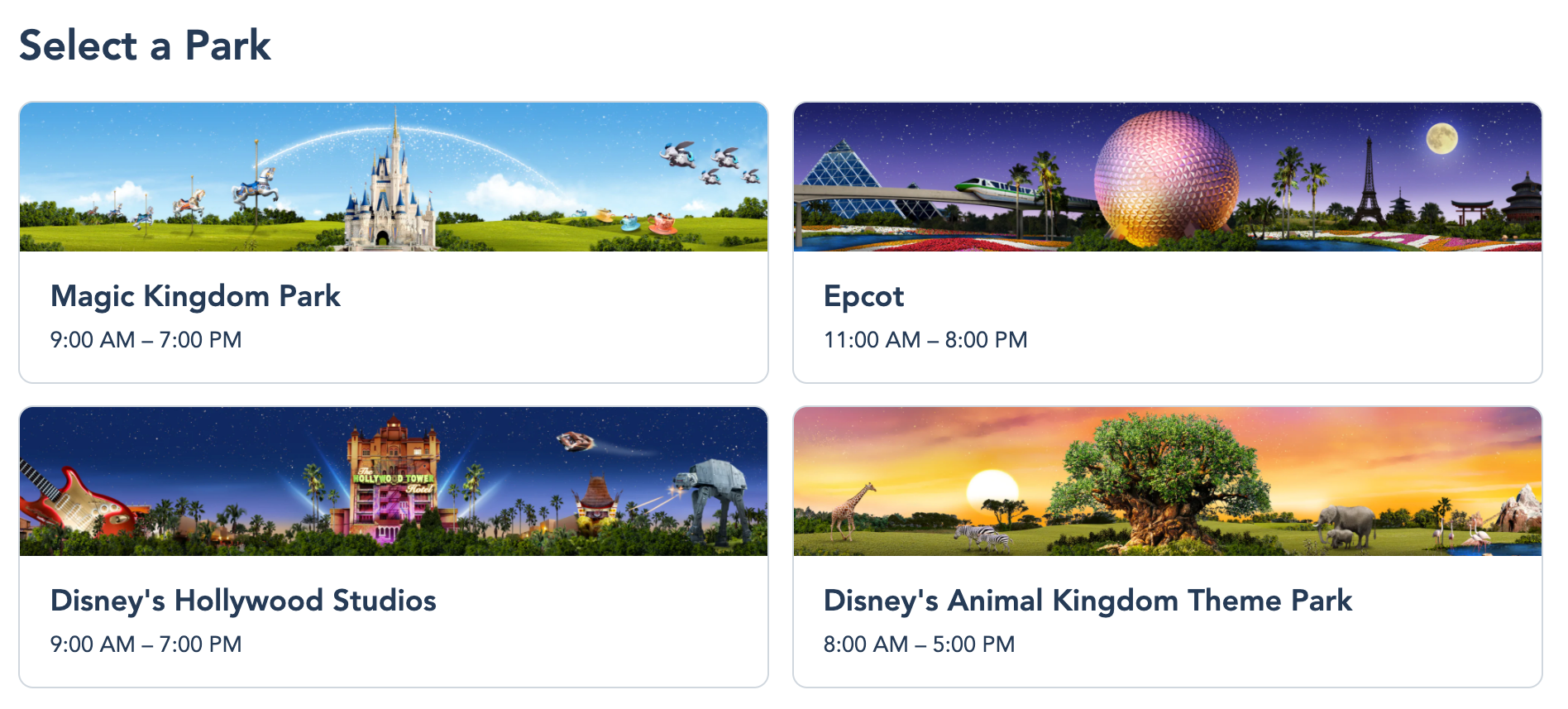 Disney's Park Reservation System Experiencing Glitches