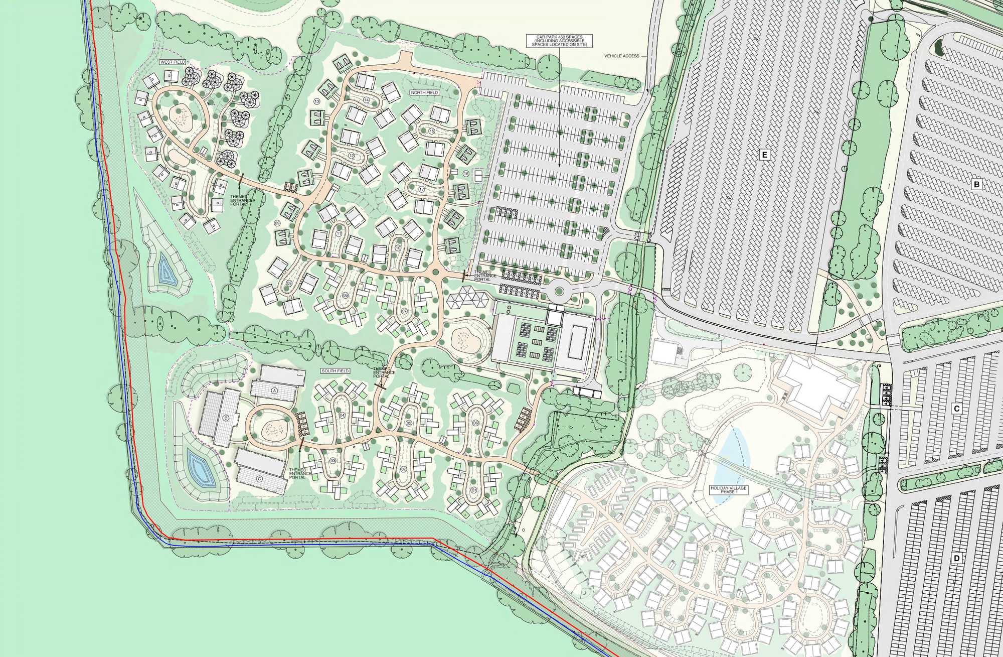 Legoland Accommodation Map