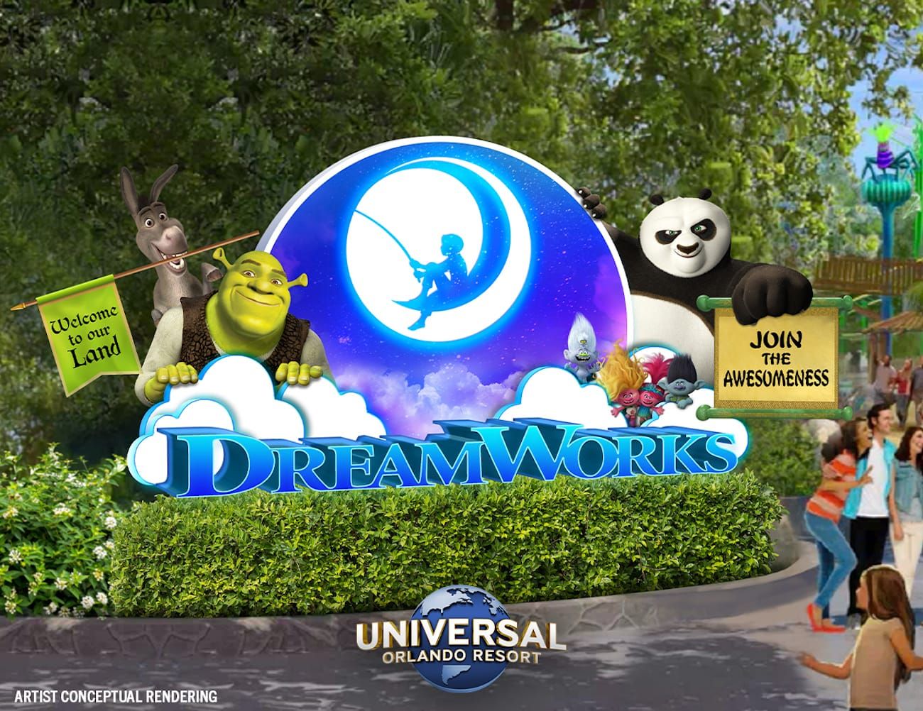 dreamworks land at universal orlando