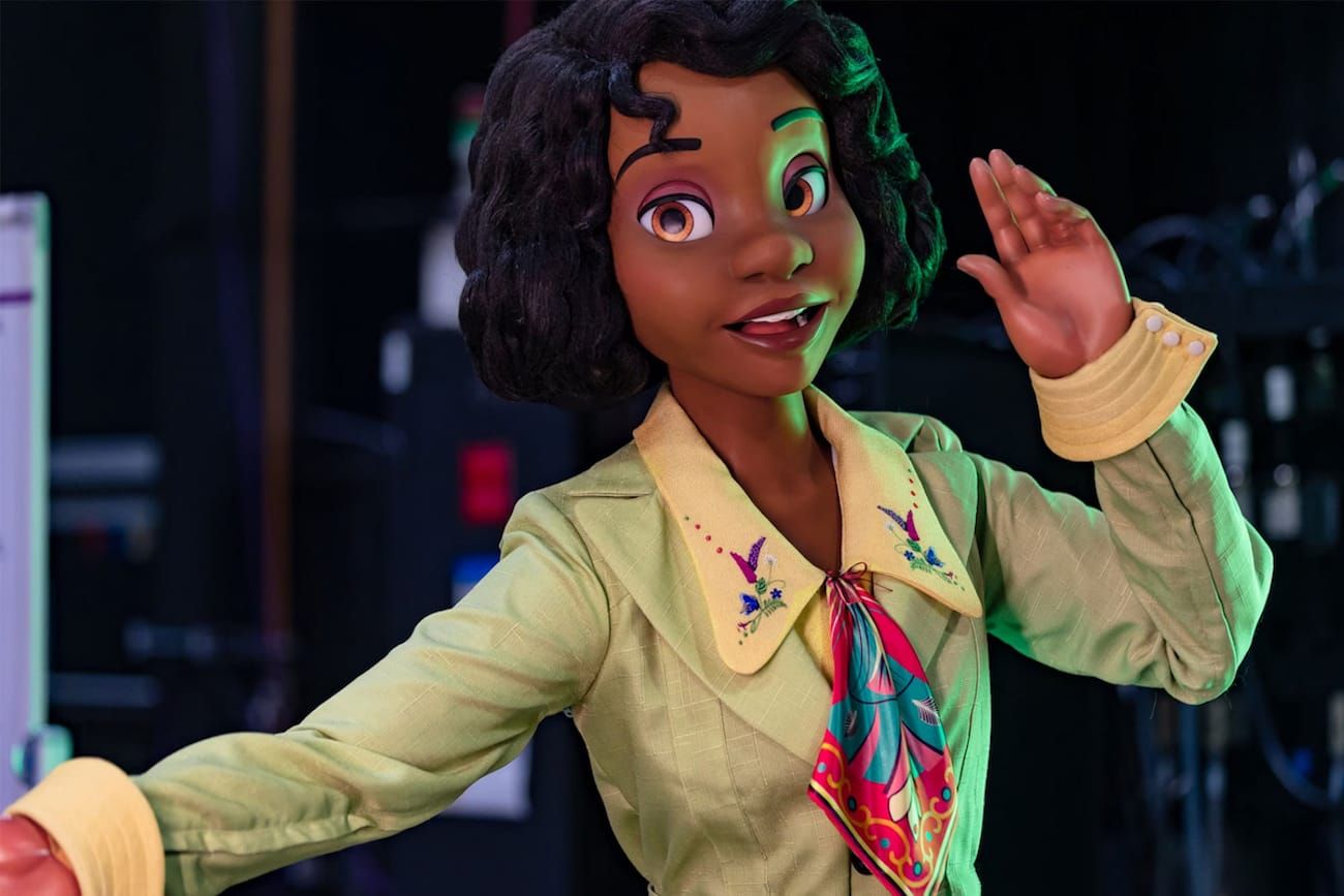 tiana animatronic at disney world