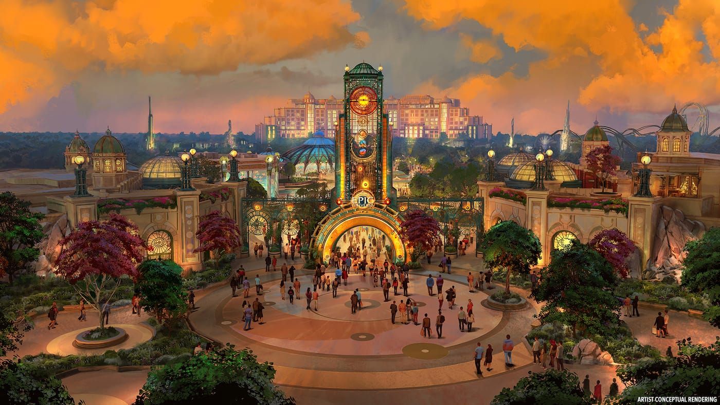 universal epic universe entrance porta