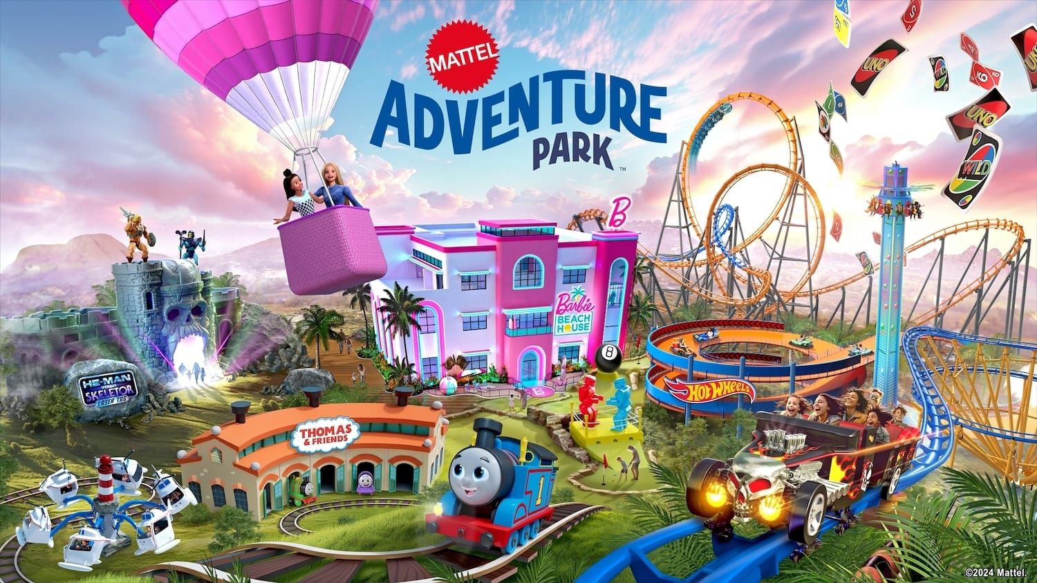 mattel theme park