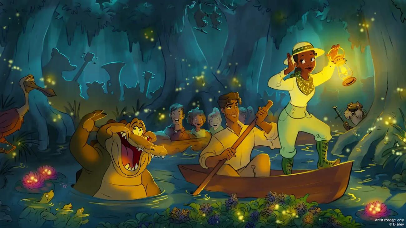 tiana's bayou adventure ride at walt disney world