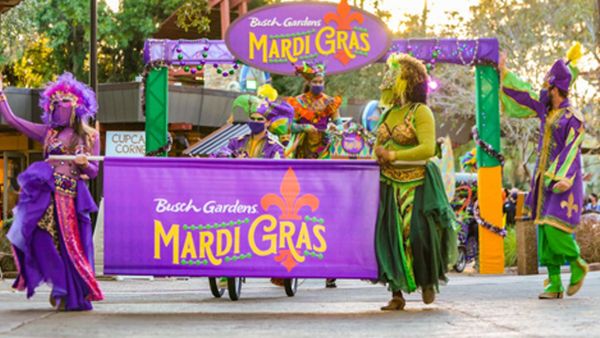 Mardi Gras Returns to Busch Gardens Tampa!
