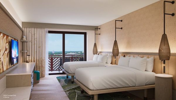 Island Tower Rooms Revealed at Disney’s Polynesian Resort
