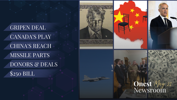 May 28: Canada Rises, China Expands, Ukraine Rearms