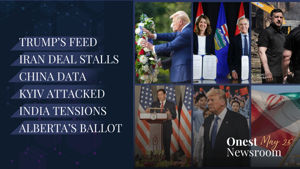 ONEST Newsroom Is Now Daily. Here’s Today’s Global Briefing.