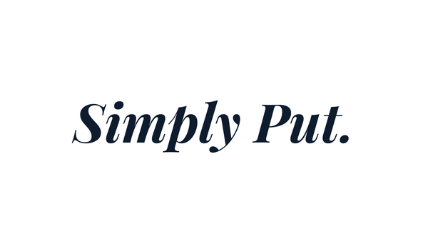 Editor’s Note: Simply Put.