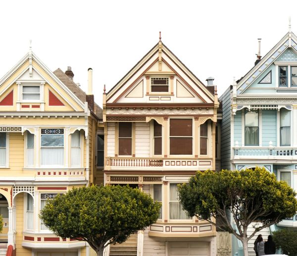 Beautiful houses in San Francisco.