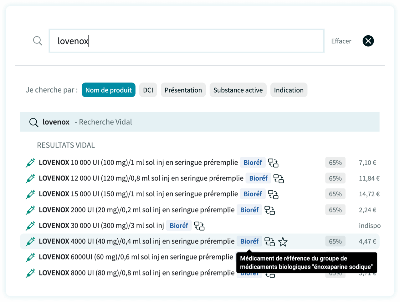 Odaiji - Identification d'un médicament biologique de référence
