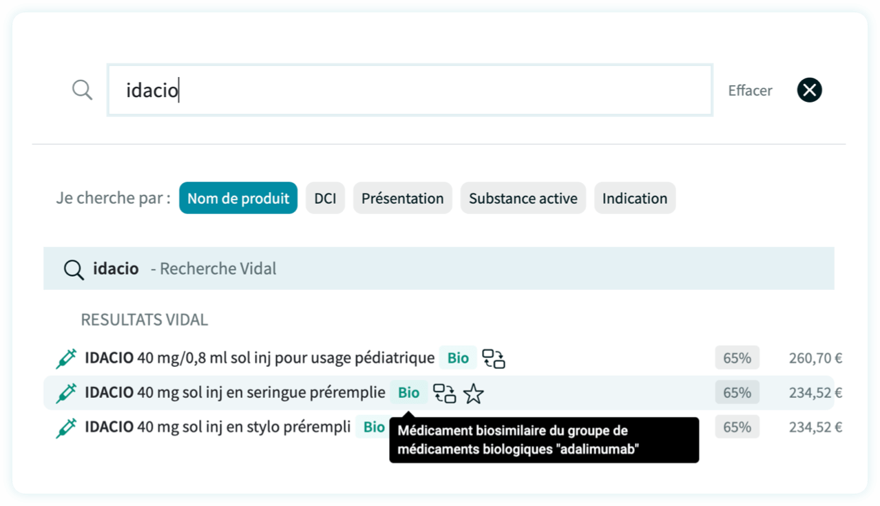 Odaiji - Identification d'un médicament biologique similaire