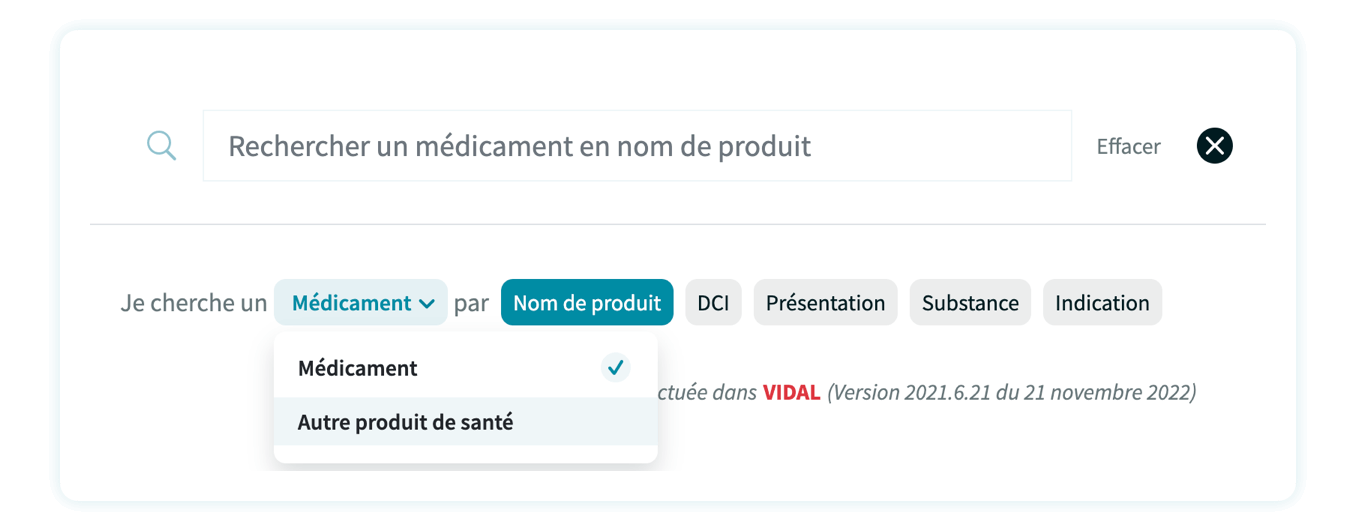 Odaiji - Rechercher un produit non médicamenteux