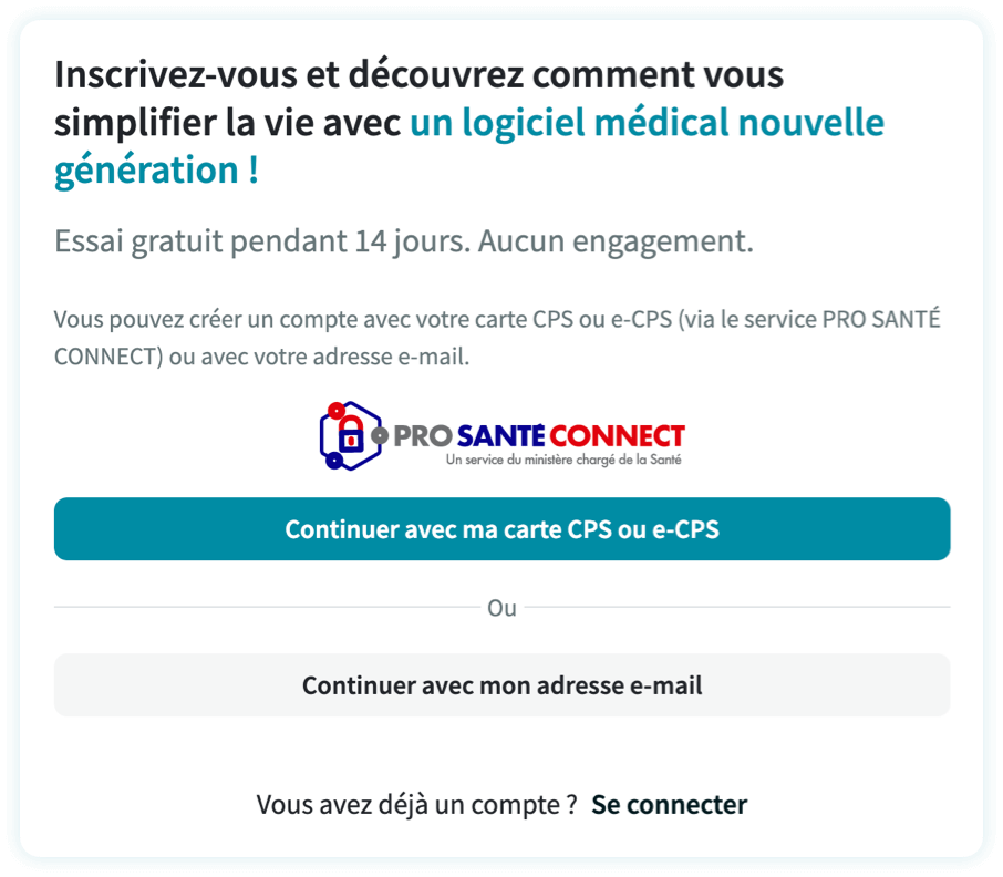 Comment créer un compte médecin Odaiji avec sa carte CPS ou sa e-CPS (Pro Santé Connect)