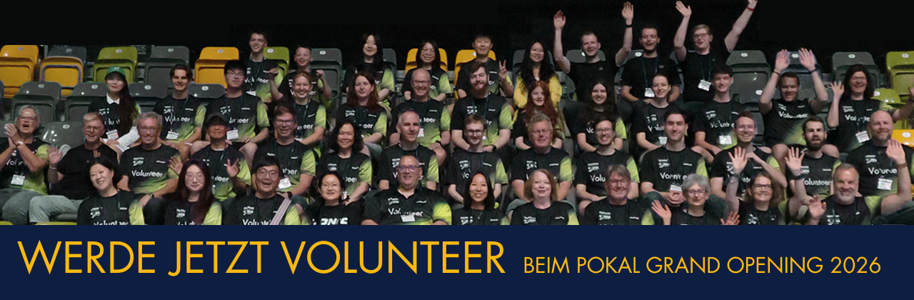 Pokal Grand Opening 2026 - Sei als Volunteer hautnah dabei!